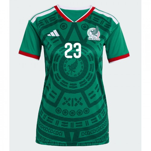 Mexiko Jesus Gallardo #23 Replika Hemmatröja Damer VM 2026 Kortärmad